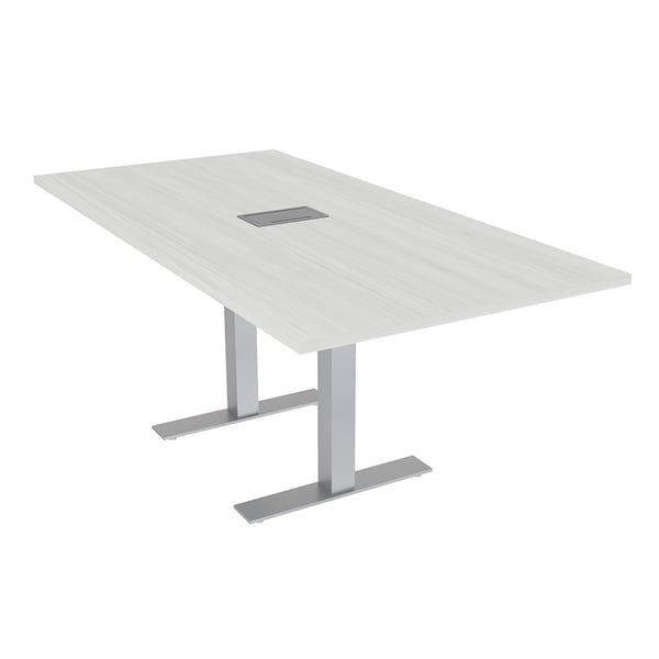 Skutchi Designs 35.5 in W, 71.5 in L, 29 in H, Engineered Wood Top, White HAR-REC-36x72-T-ELEC-WHCYPRESS - main